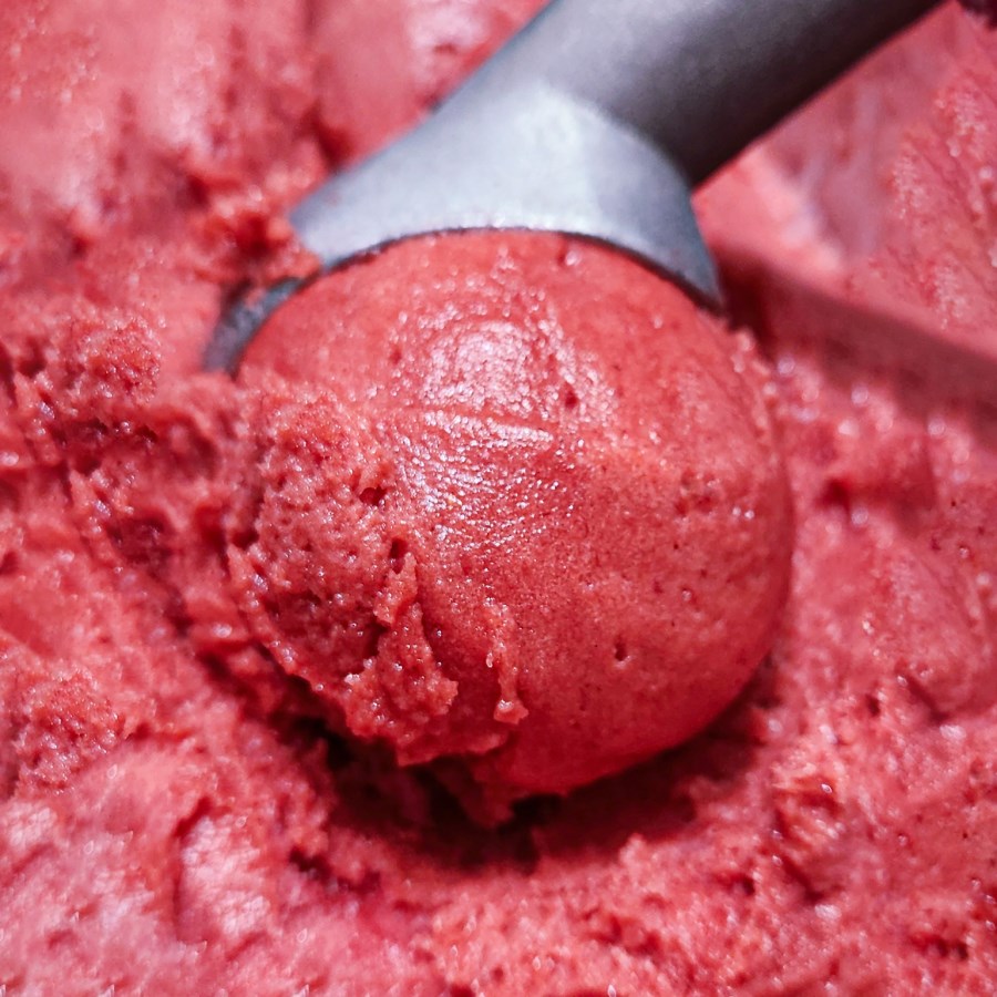 Kem Thuần Chay Mâm Xôi Sorbet [Vegan Food]