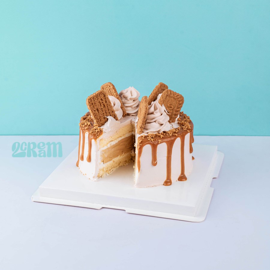 Bánh Sinh Nhật Nhân Kem Vị Caramel Tại hà Nội